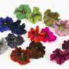 fleurs laine feutrée felted-flowers pétunia